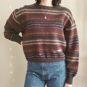 Earth Toned Vintage Sweater
